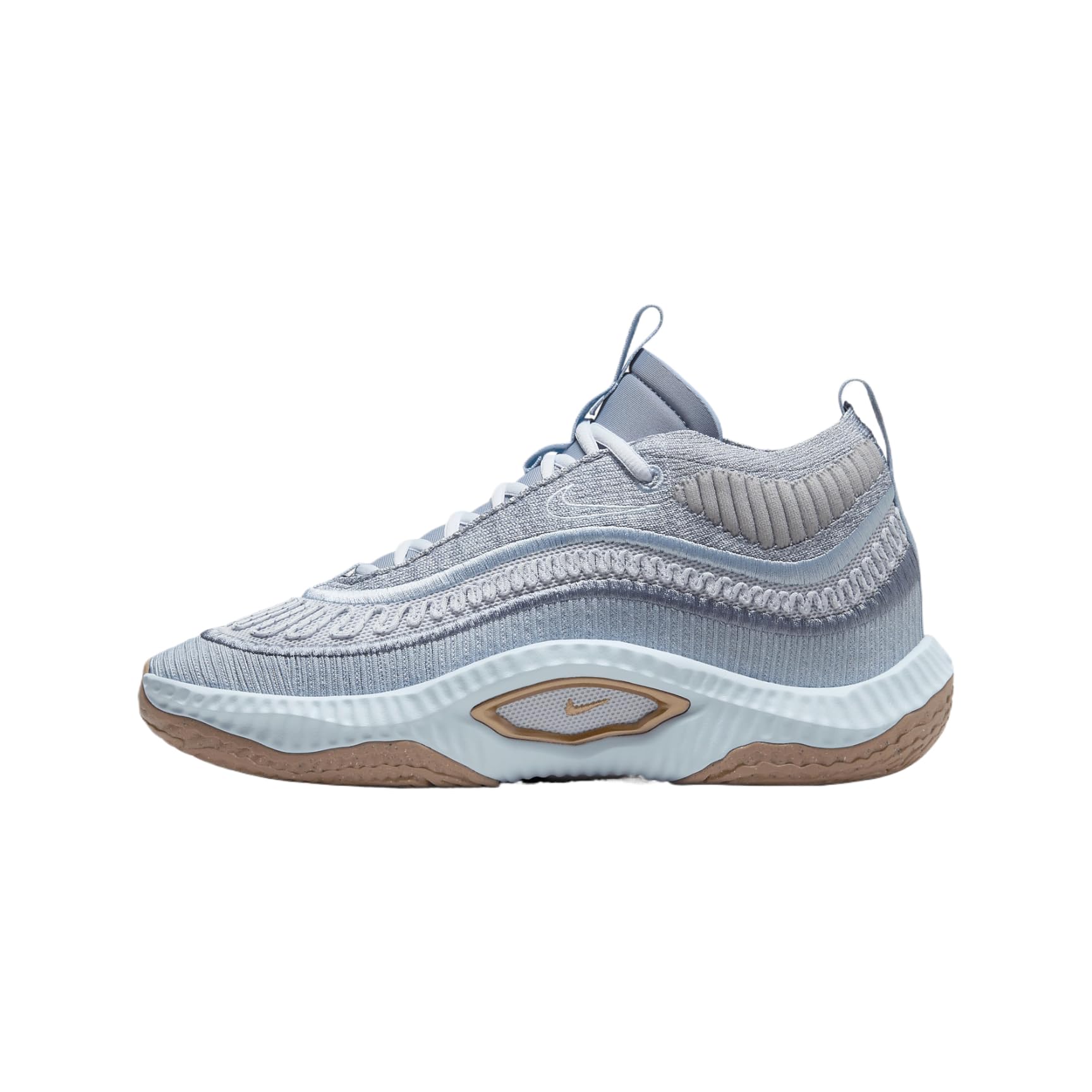 Cosmic Unity 3 Women's Basketball Shoes (HF1573-001, Football Grey/Dusted Clay/Light Armory Blue/Glacie) Size 9.5