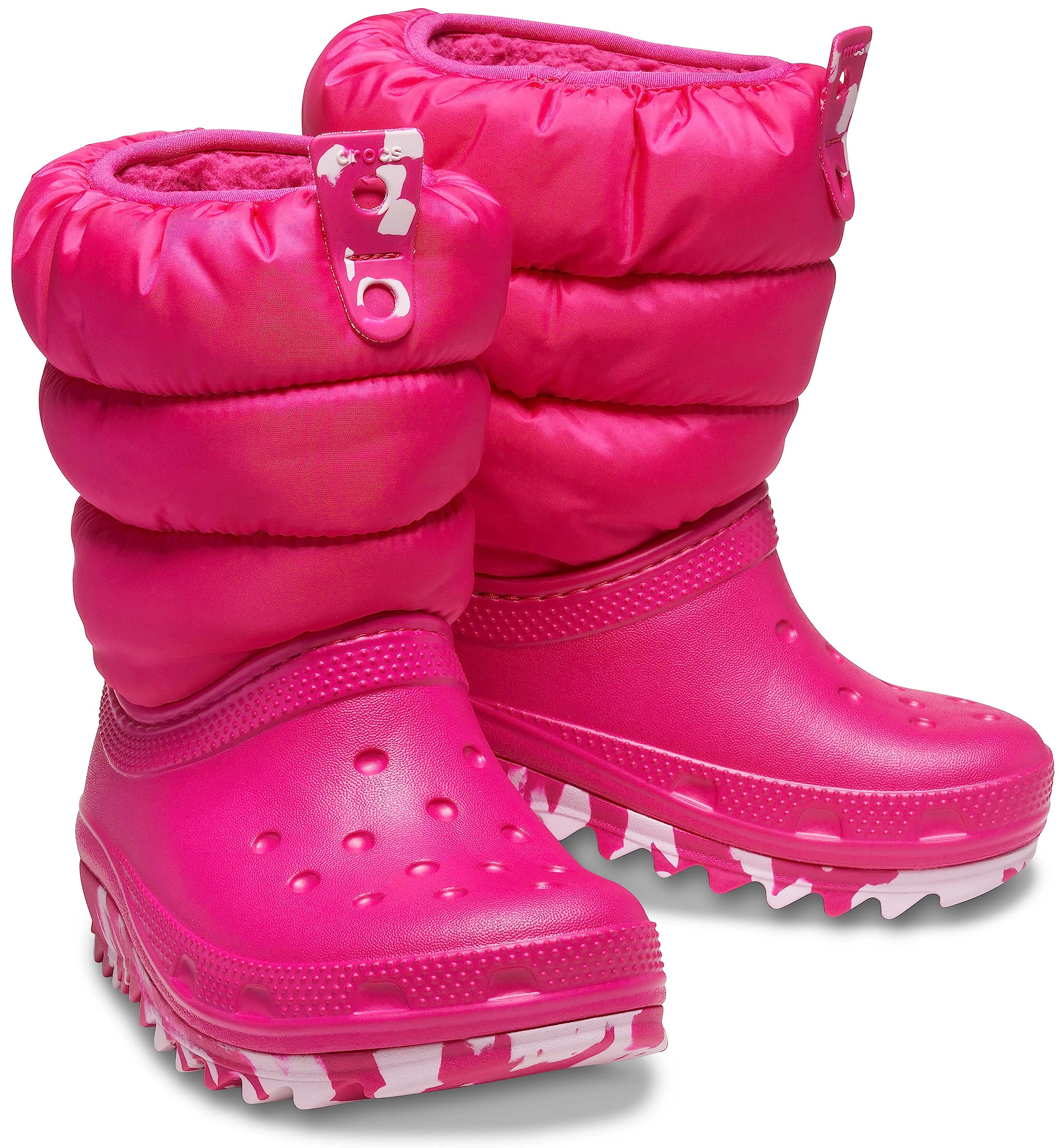 Crocs Unisex-Child Classic Lined Neo Puff Boot Snow