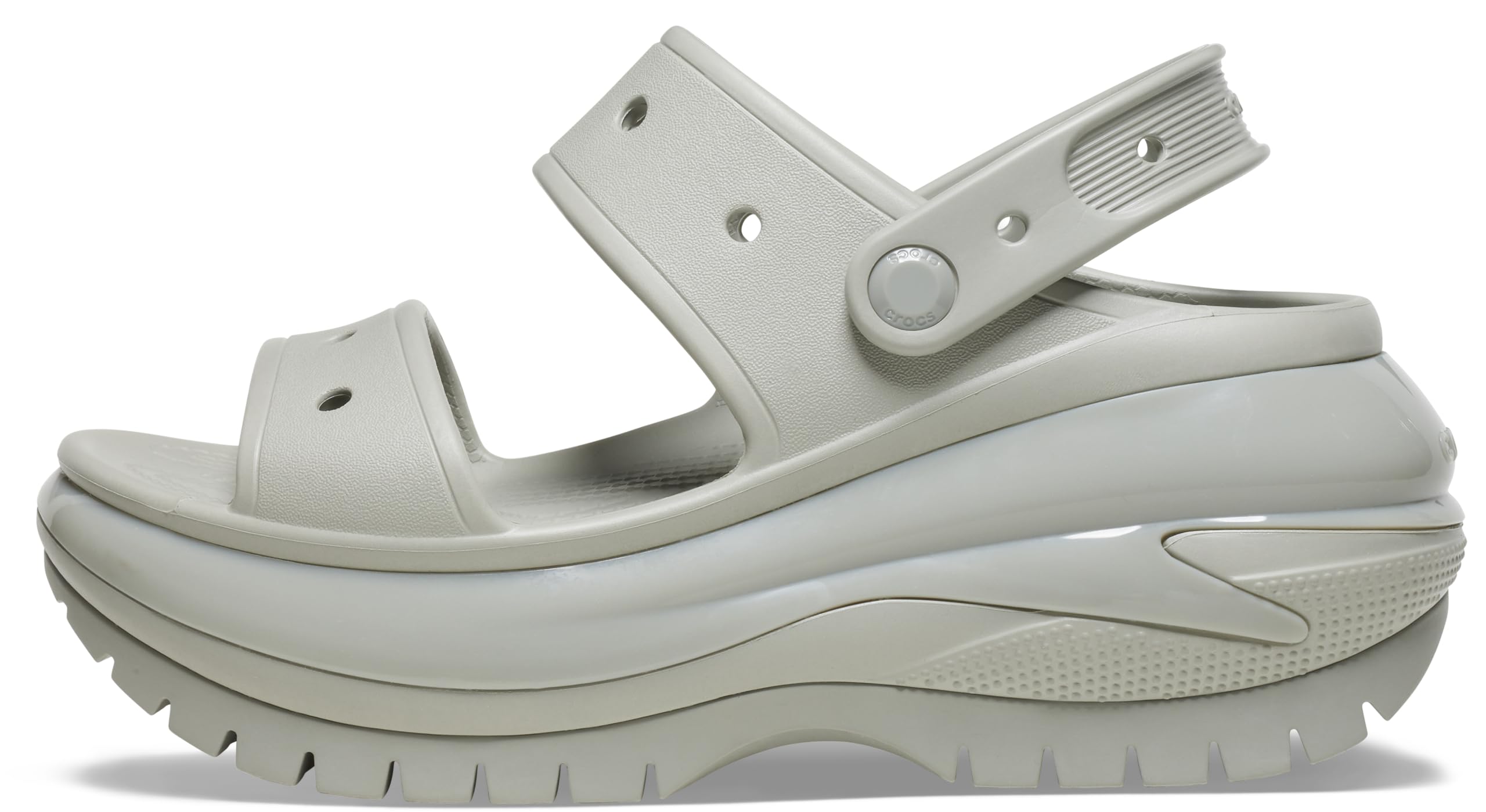 Crocs Unisex-Adult Classic Mega Crush Sandal | Platform Sandals