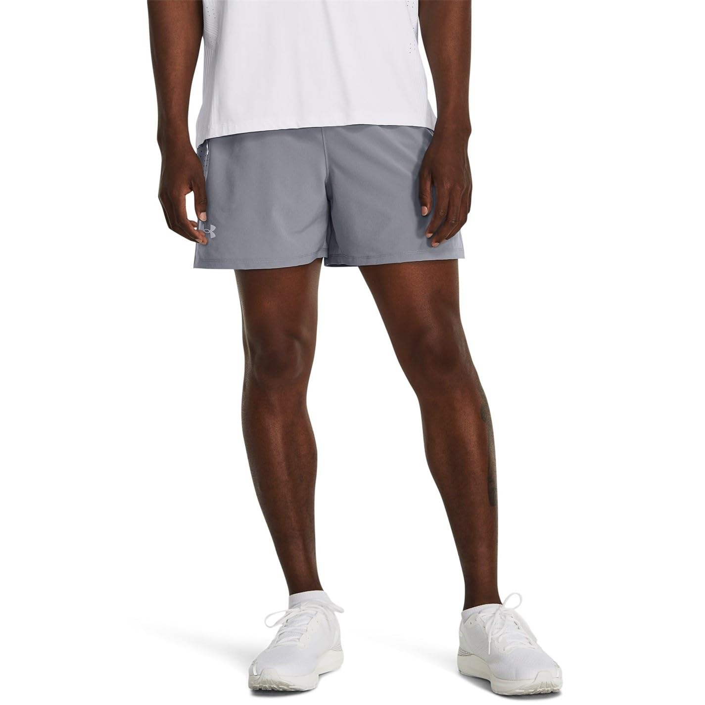 Under Armour Mens UA Launch Elite 5in Shorts - Ultra-Light and Stretch-Woven Fabric