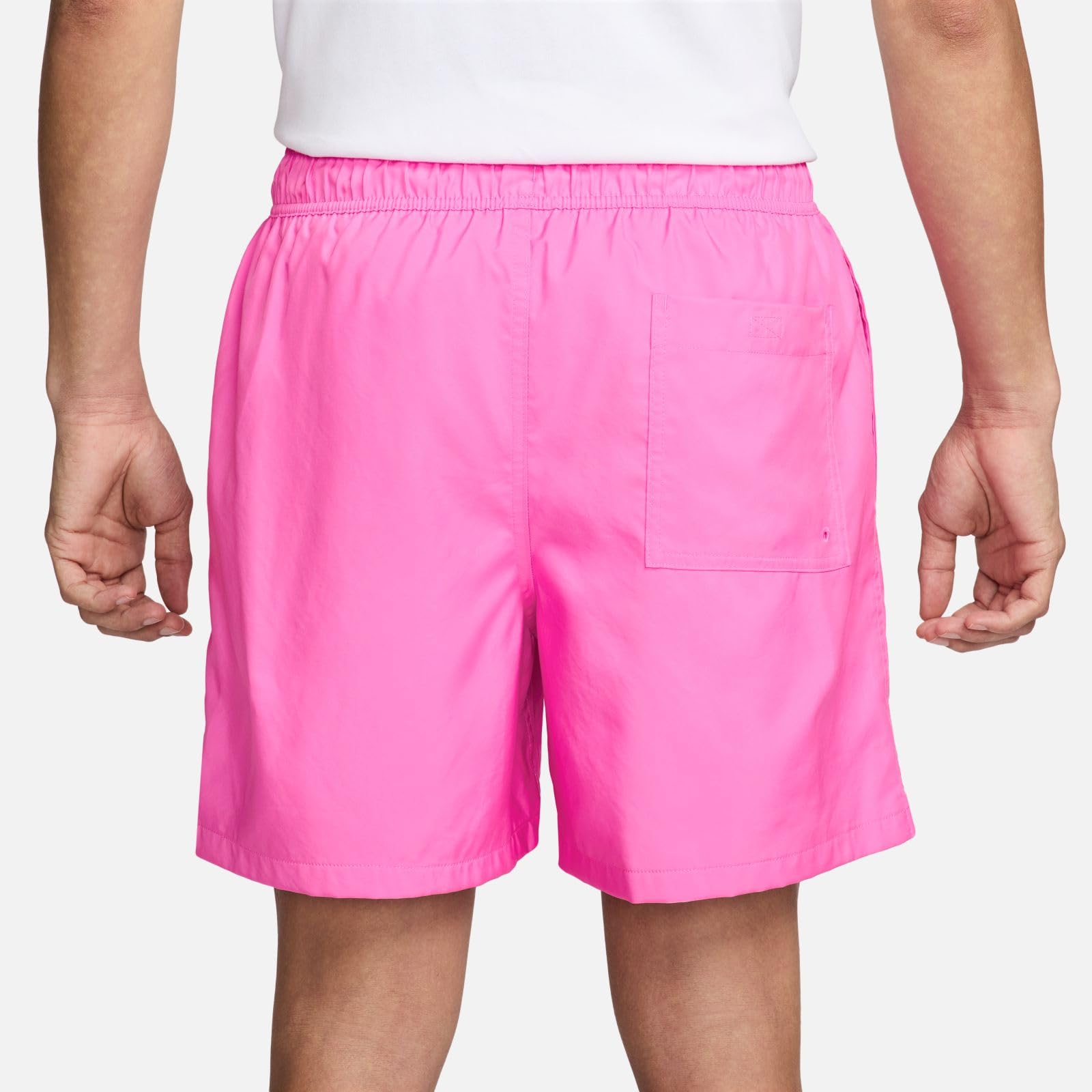 Nike Club Men's Woven Flow Shorts (Playful Pink/White, FN3307-675) Size Large