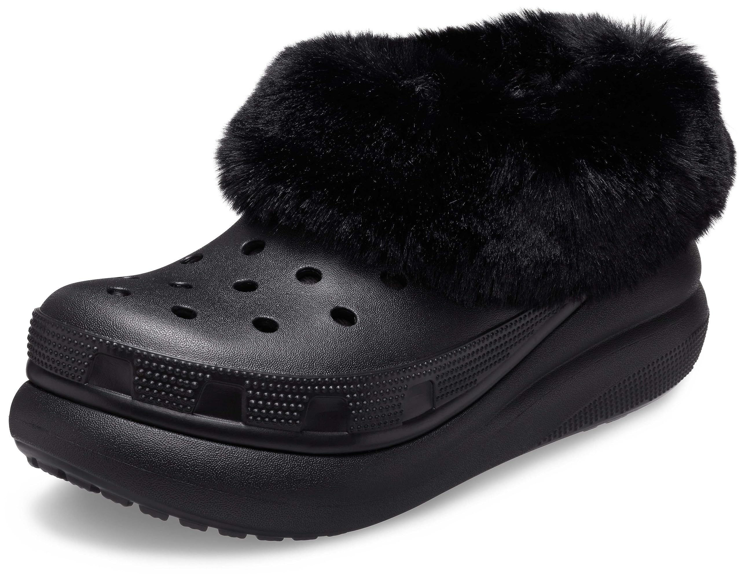 Crocs Unisex-Adult Classic Furever Crush Lined Shoe Clog