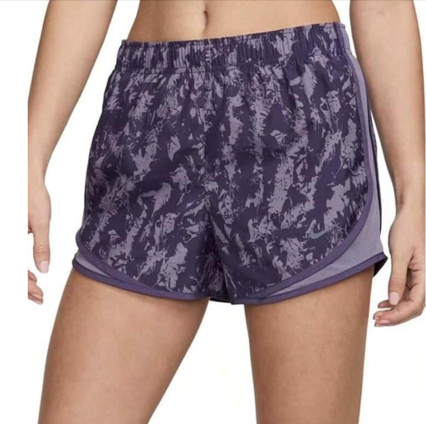 Nike Womens Tempo One Printed Running Shorts (US, Alpha, X-Small, Regular, Regular, Daybreak, 509)