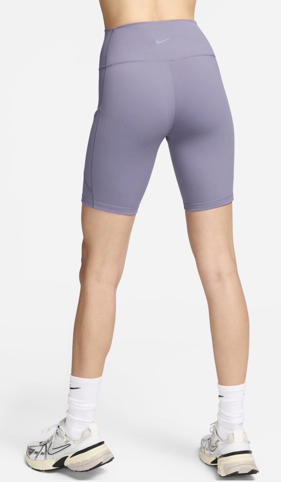 Nike Dri-FIT One Women's High-Waisted 8" Biker Shorts Tight Fit (US, Alpha, XX-Large, Regular, Regular, Daybreak 509)
