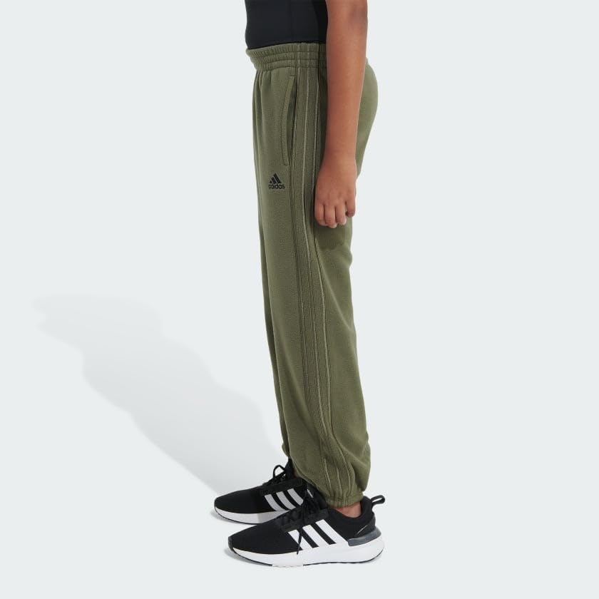 Adidas Elastic Waist 3-Stripe Cozy Joggers