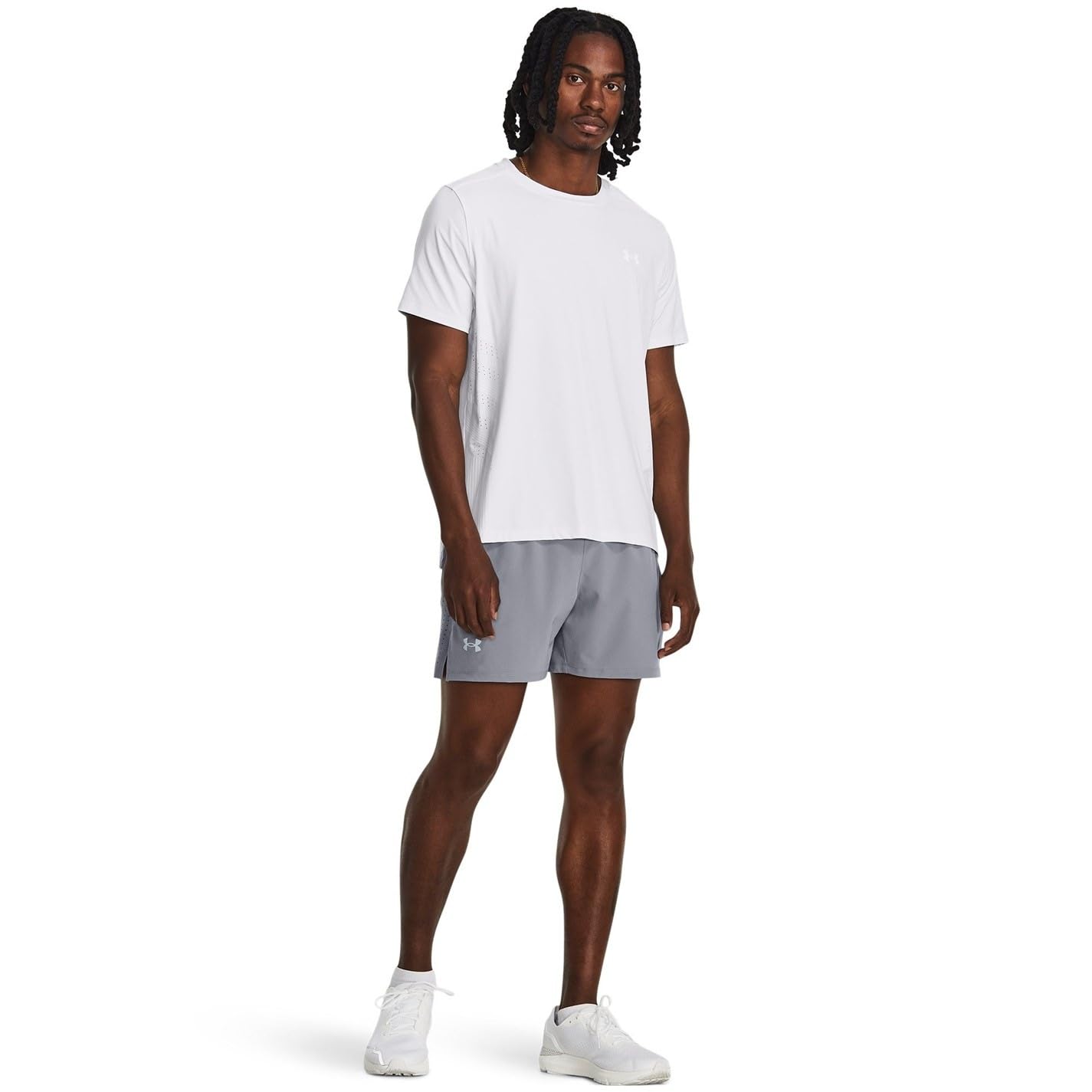 Under Armour Mens UA Launch Elite 5in Shorts - Ultra-Light and Stretch-Woven Fabric