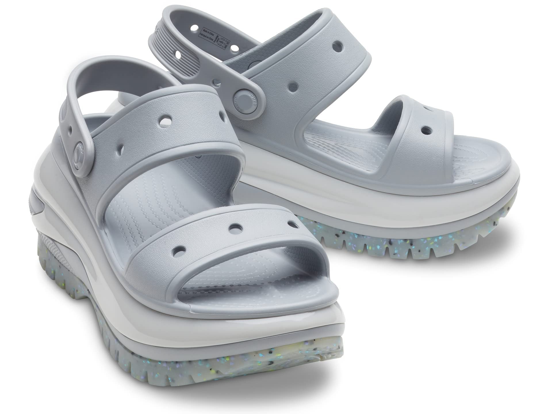 Crocs Unisex-Adult Classic Mega Crush Sandal | Platform Sandals