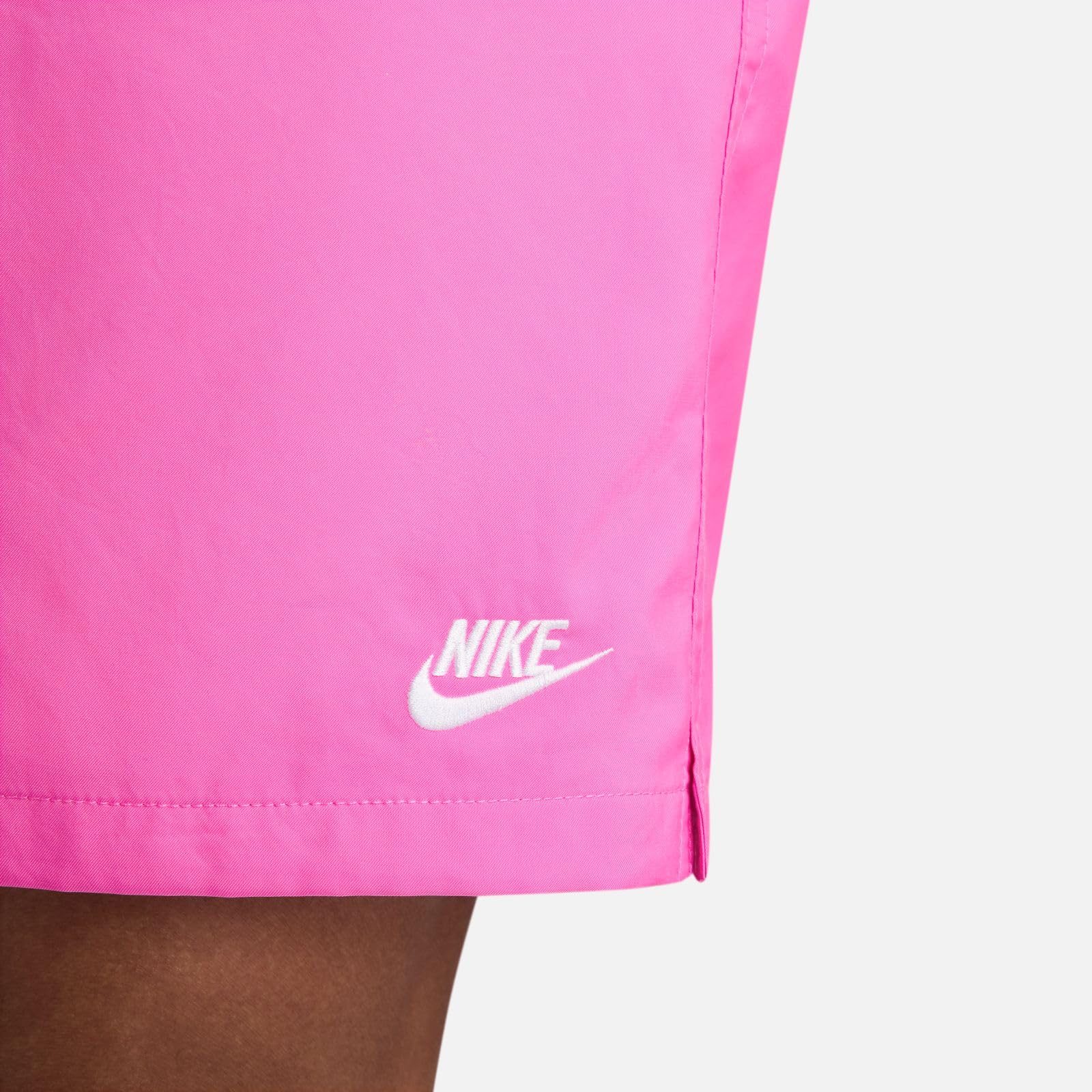 Nike Club Men's Woven Flow Shorts (Playful Pink/White, FN3307-675) Size Large