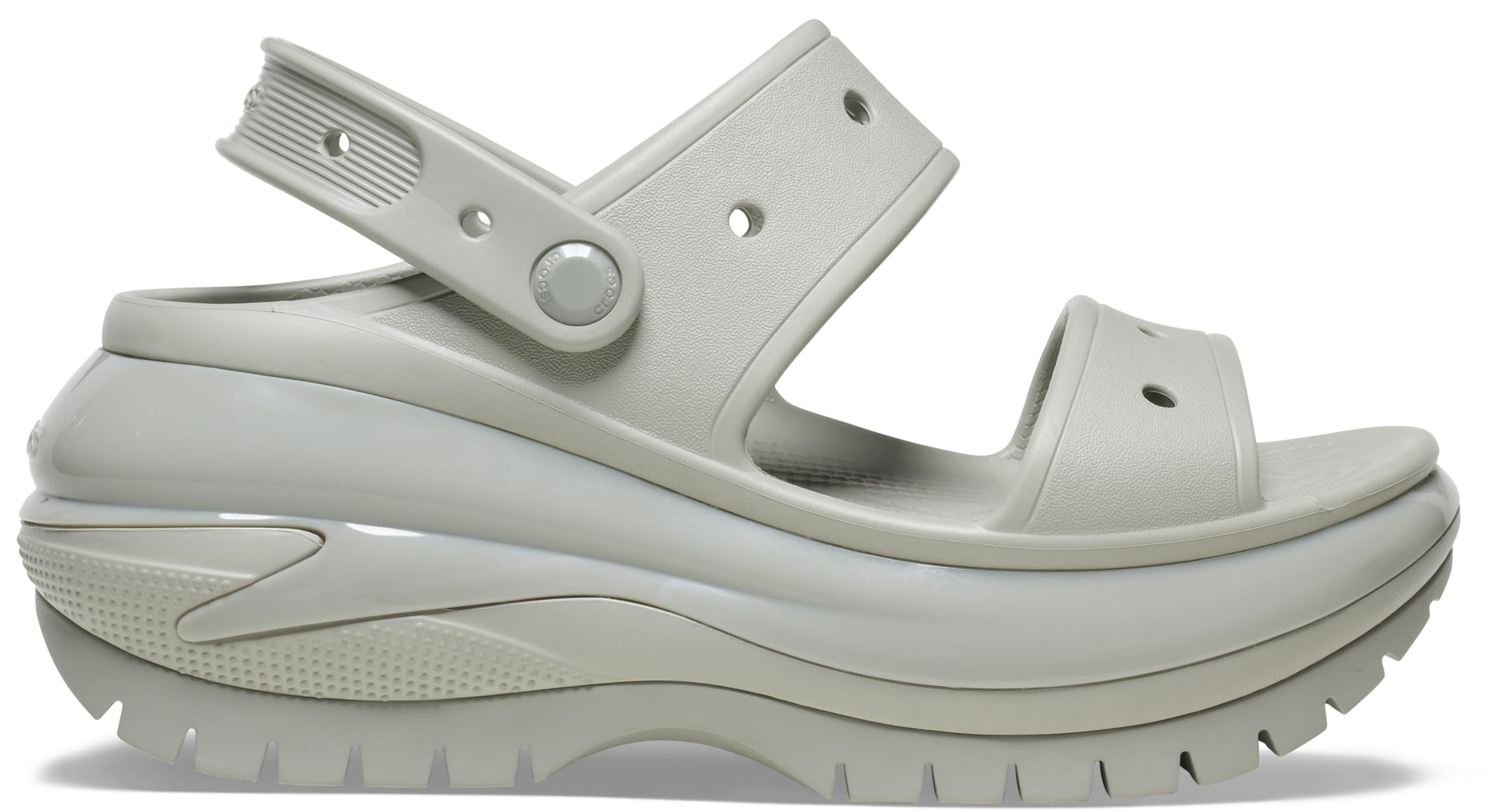 Crocs Unisex-Adult Classic Mega Crush Sandal | Platform Sandals