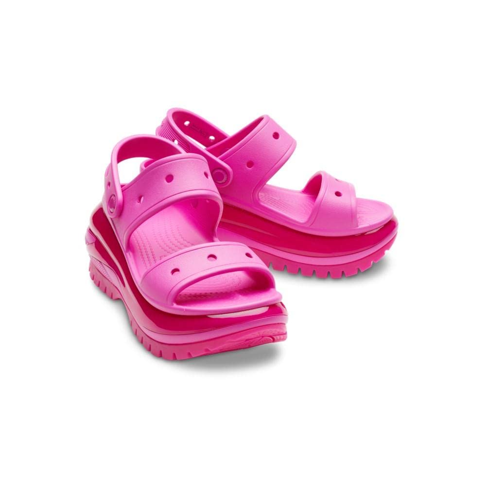 Crocs Unisex-Adult Classic Mega Crush Sandal | Platform Sandals