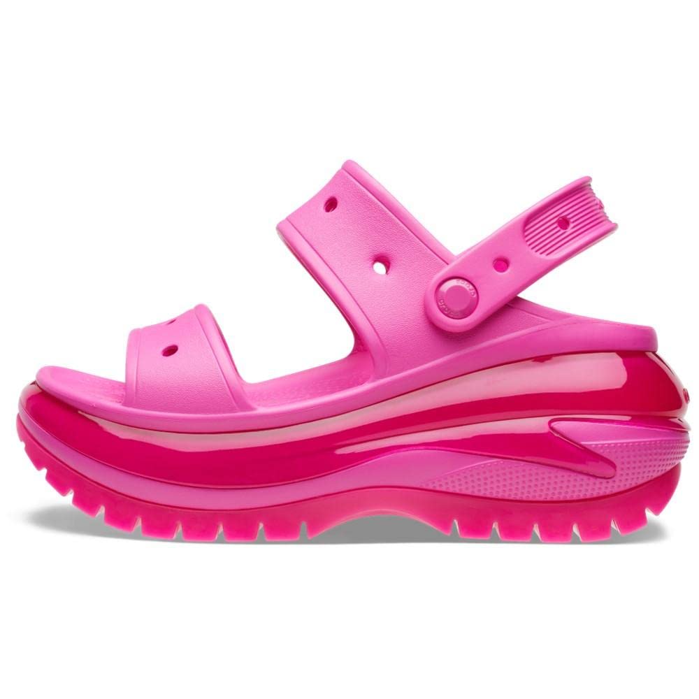 Crocs Unisex-Adult Classic Mega Crush Sandal | Platform Sandals