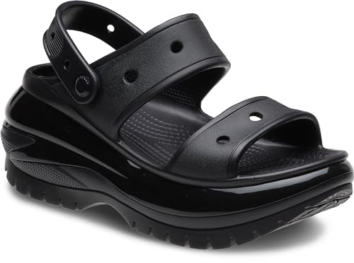 Crocs Unisex-Adult Classic Mega Crush Sandal | Platform Sandals