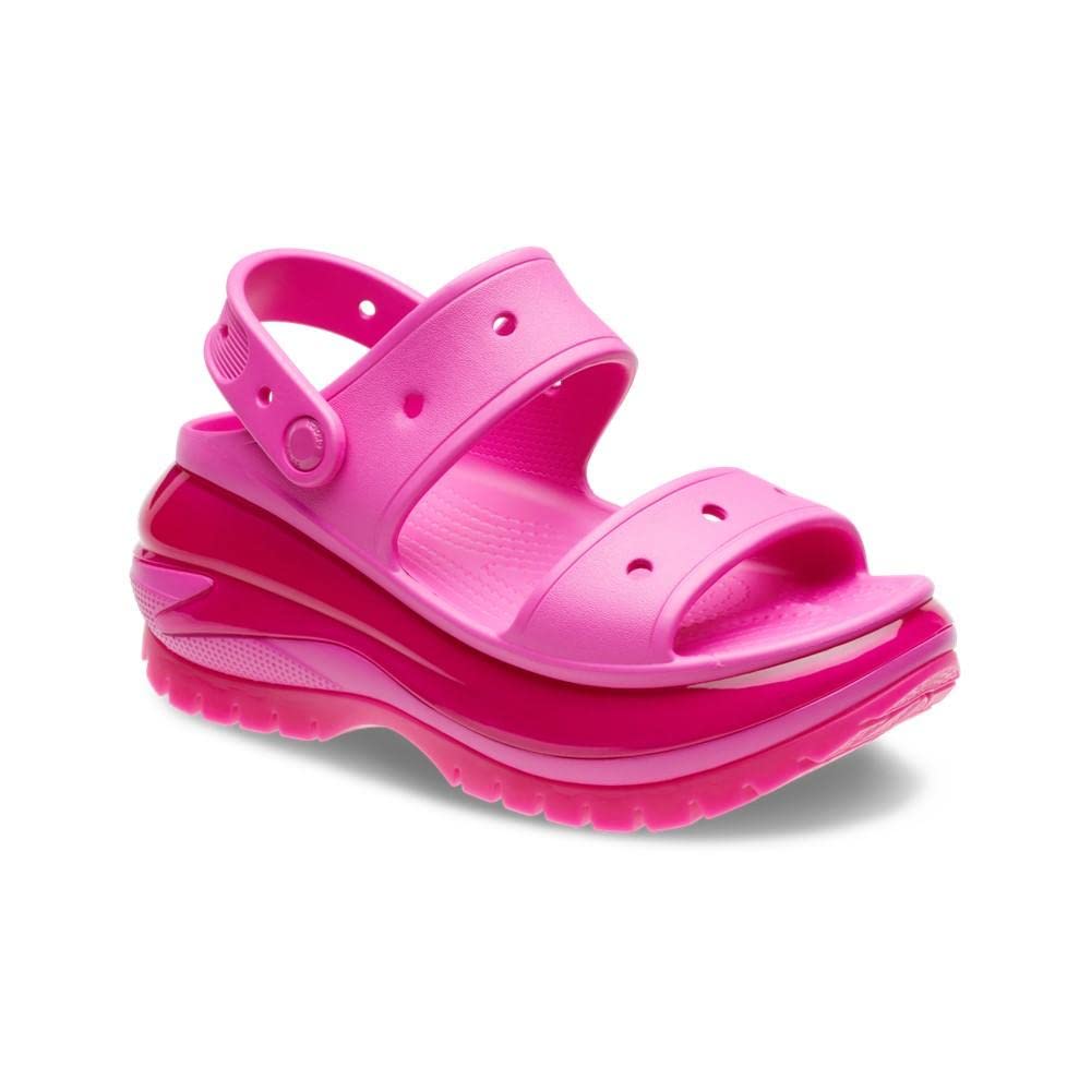 Crocs Unisex-Adult Classic Mega Crush Sandal | Platform Sandals