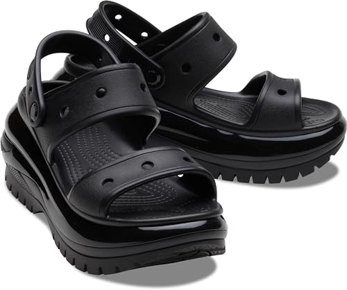 Crocs Unisex-Adult Classic Mega Crush Sandal | Platform Sandals