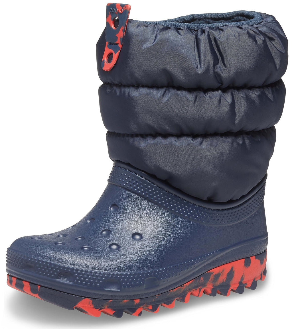 Crocs Unisex-Child Classic Lined Neo Puff Boot Snow