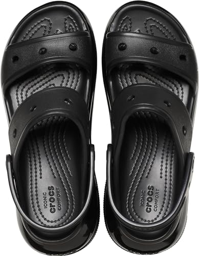 Crocs Unisex-Adult Classic Mega Crush Sandal | Platform Sandals
