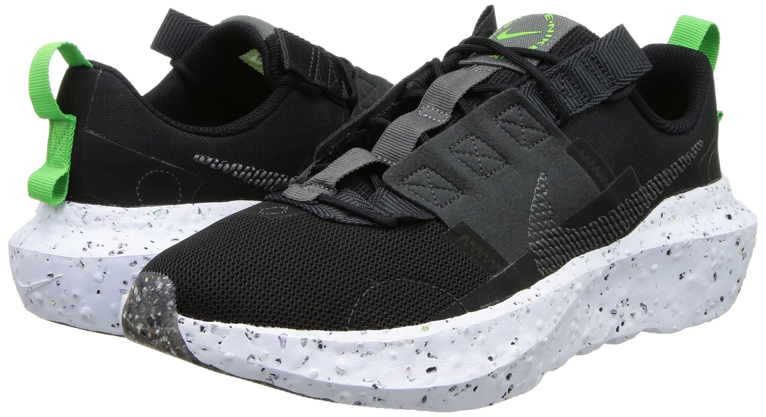 Nike mens Crater Impact Running Shoes, Black/Iron Grey-off Noir, 11