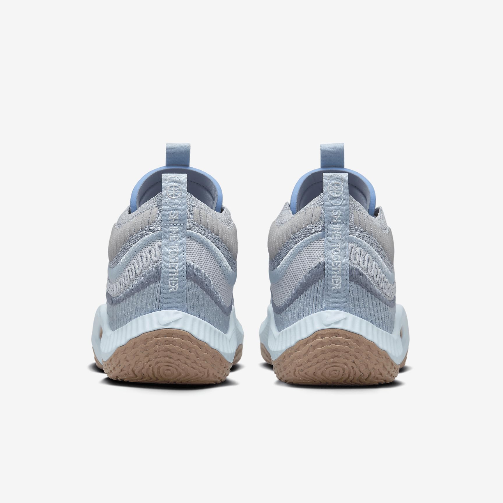 Cosmic Unity 3 Women's Basketball Shoes (HF1573-001, Football Grey/Dusted Clay/Light Armory Blue/Glacie) Size 9.5