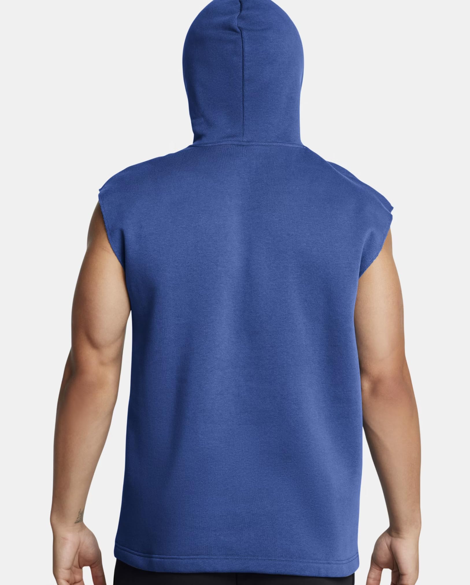 Under Armour Men's UA Icon Fleece Sleeveless Hoodie (US, Alpha, Large, Regular, Regular, Tech Blue 432)