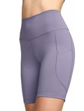Nike Dri-FIT One Women's High-Waisted 8" Biker Shorts Tight Fit (US, Alpha, XX-Large, Regular, Regular, Daybreak 509)